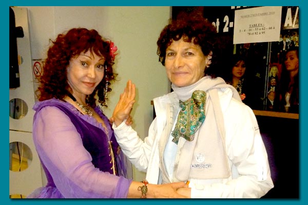 yaki la voyante avec Jeannie Longo